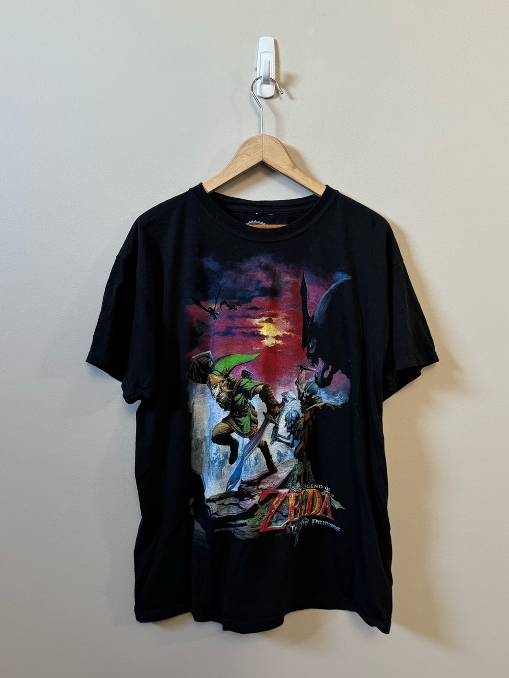 The Legend of Zelda Twilight Princess 2012 Y2K short sleeve graphic t-shirt